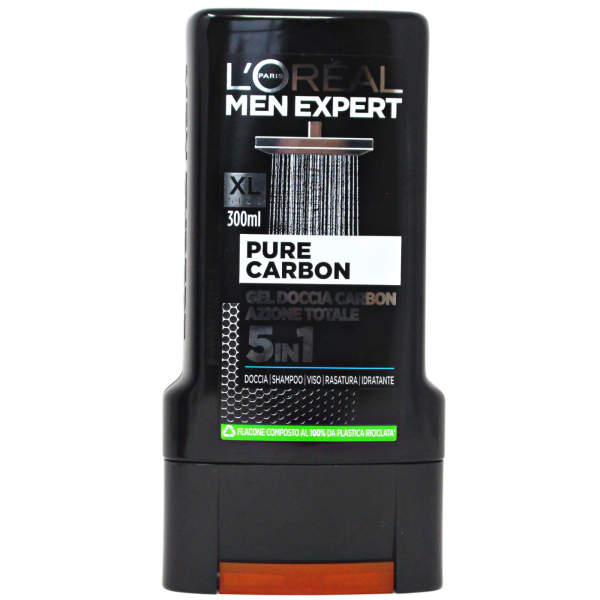 L'Oreal Expert Men Pure Carbon 5in1 Body Wash 300ml